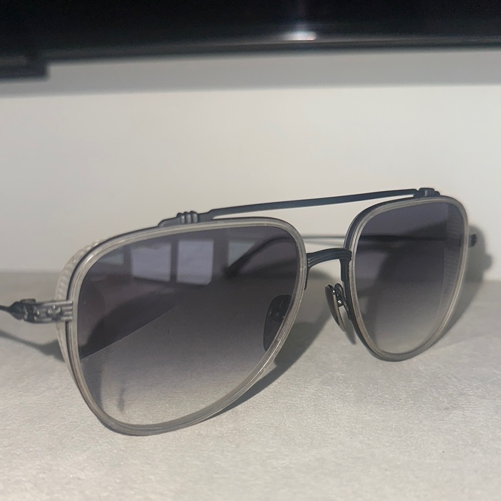 Chrome Hearts Silver authentic Aviator Sunglasses pre loved